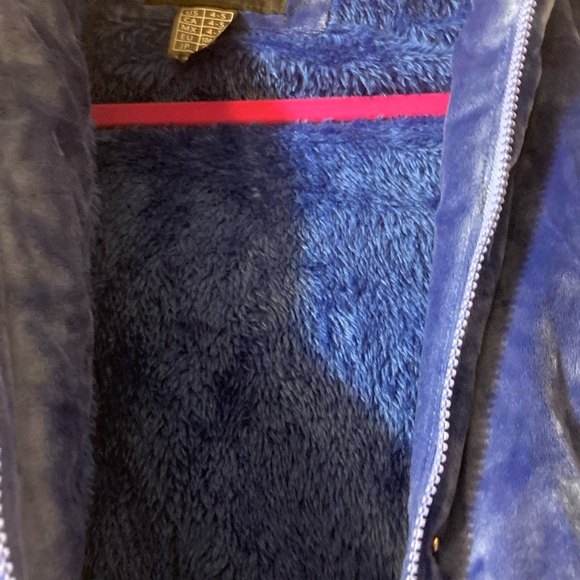 Blue girl velvet Jacket - Picture 8 of 10